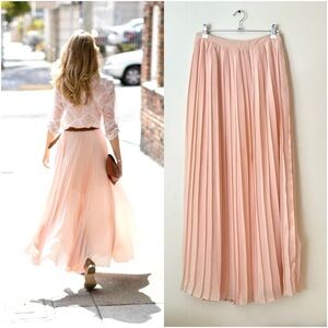UO peach maxi dress